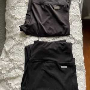 2 black pairs of DriMore Leggings/capris
